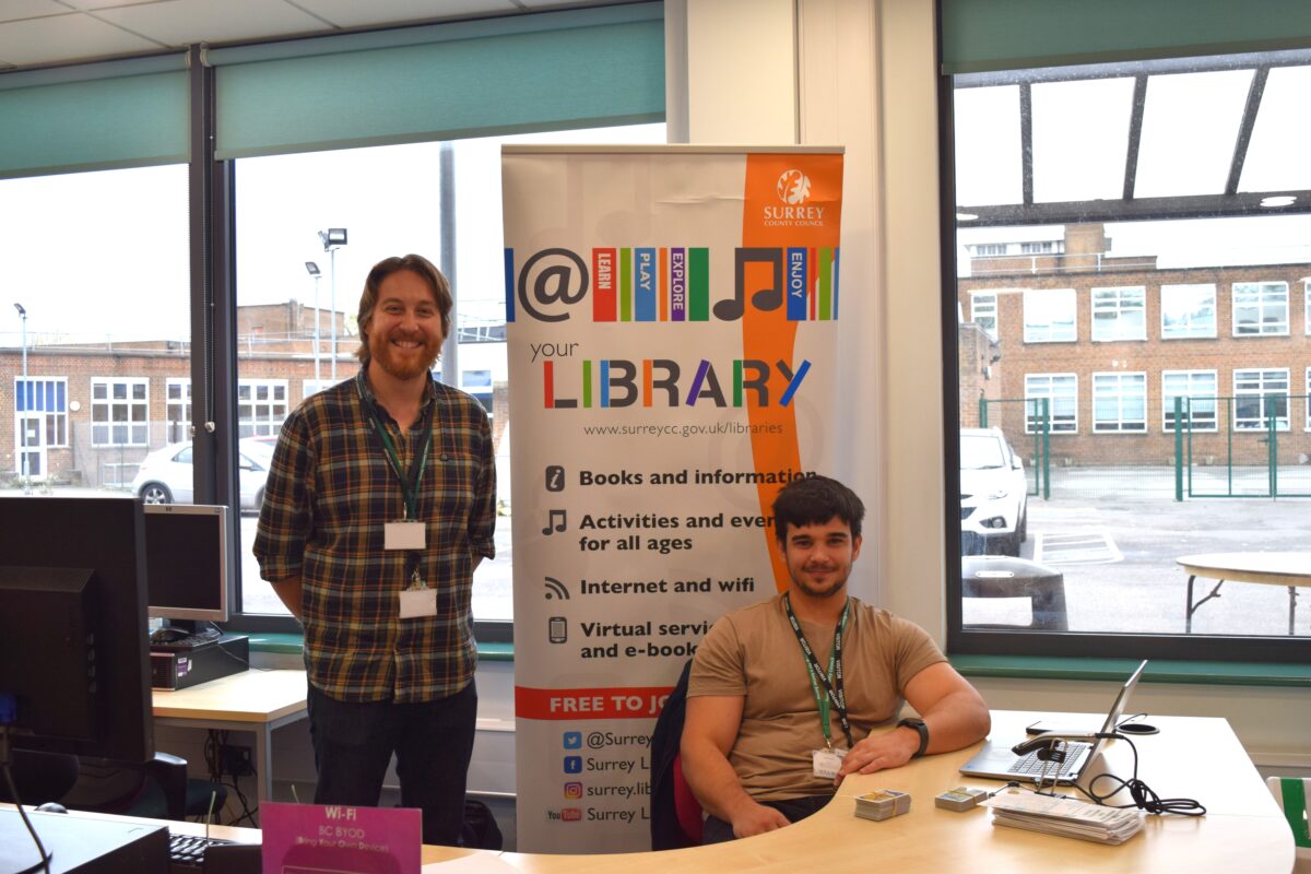 Weybridge Library Visits Ashford Campus