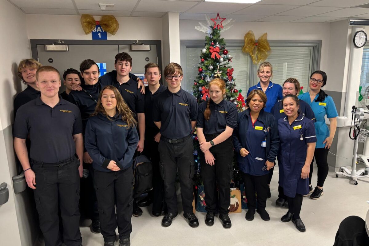 Gift giving at St Peter’s Hospital